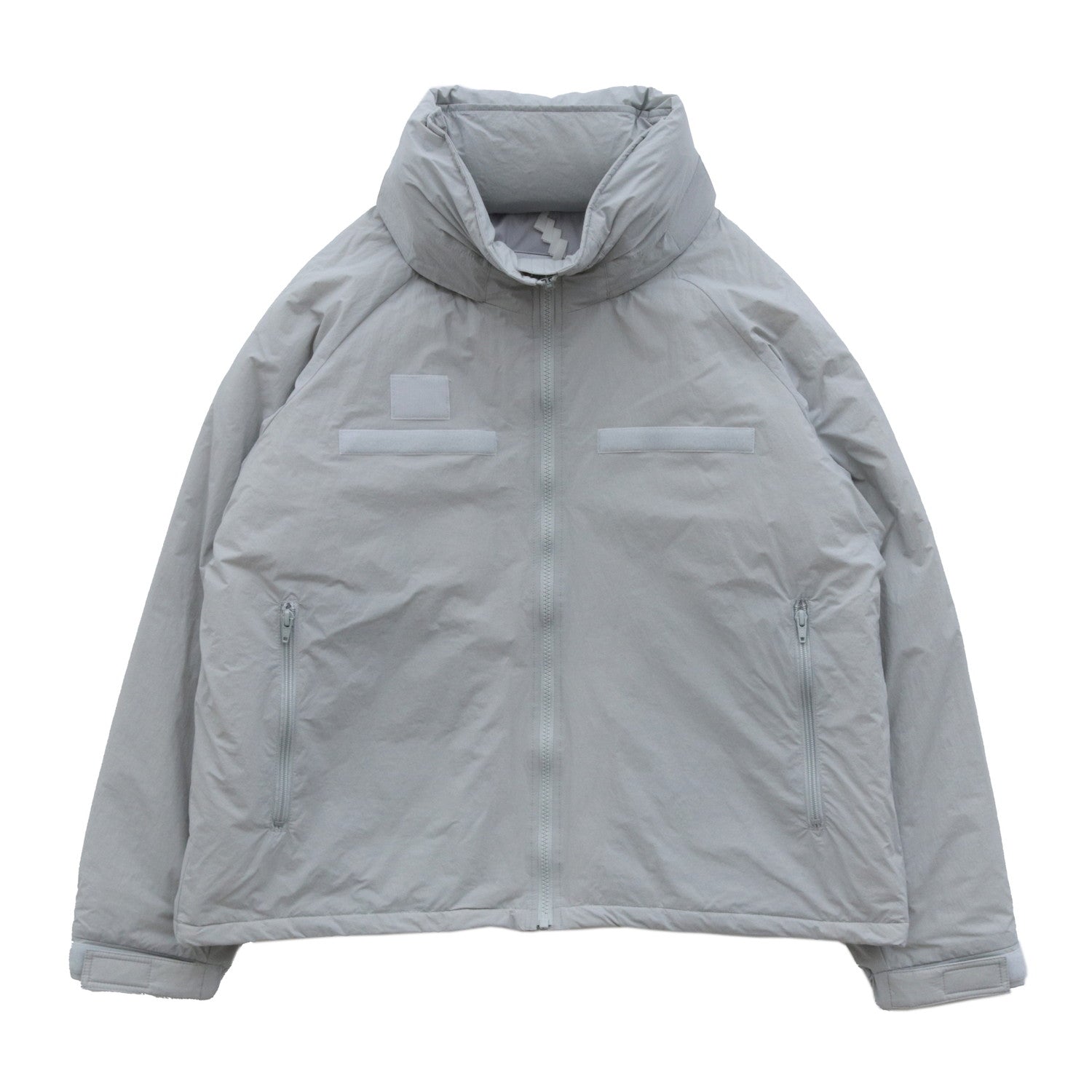 WIDE NECK SHELL JACKET #LIGHT GREY [S23AW11BL] - SOSHIOTSUKI