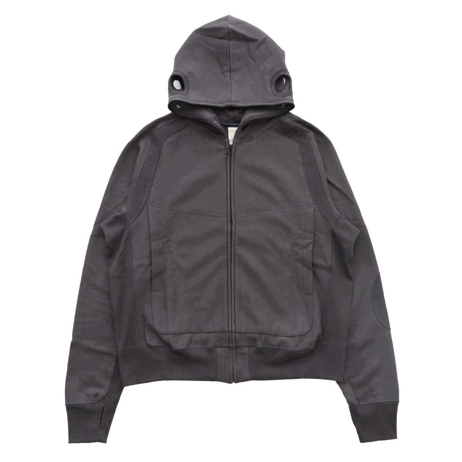 JIAN YE 23AW SOLID ZIPTOP (Charcoal) - トップス