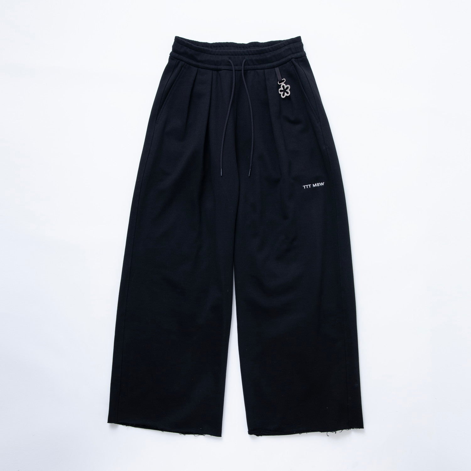 Wide sweat pants #BLACK [TTT-2024SS-PT13]