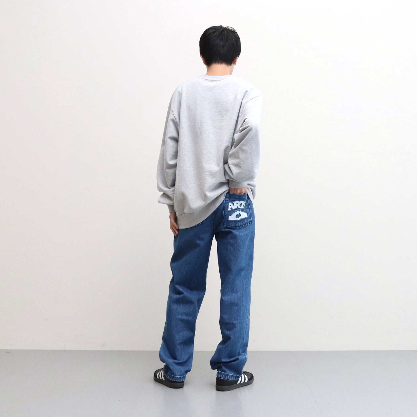 Paul Pocket Logo Denim Pants #Washed Blue [AW23-069P]