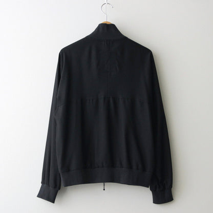 BDH WOVEN TRACK JACKET #black [S24SS10BL]