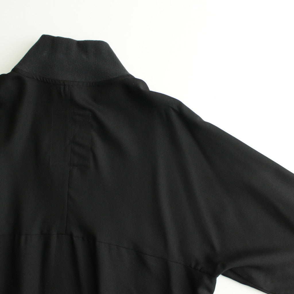 BDH WOVEN TRACK JACKET #black [S24SS10BL]