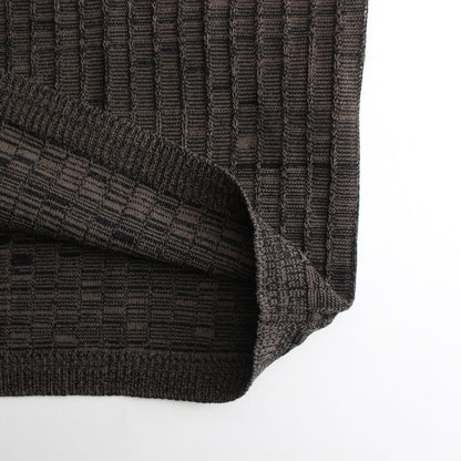 Viscose Rib Knit Polo #Charcoal [002121303]