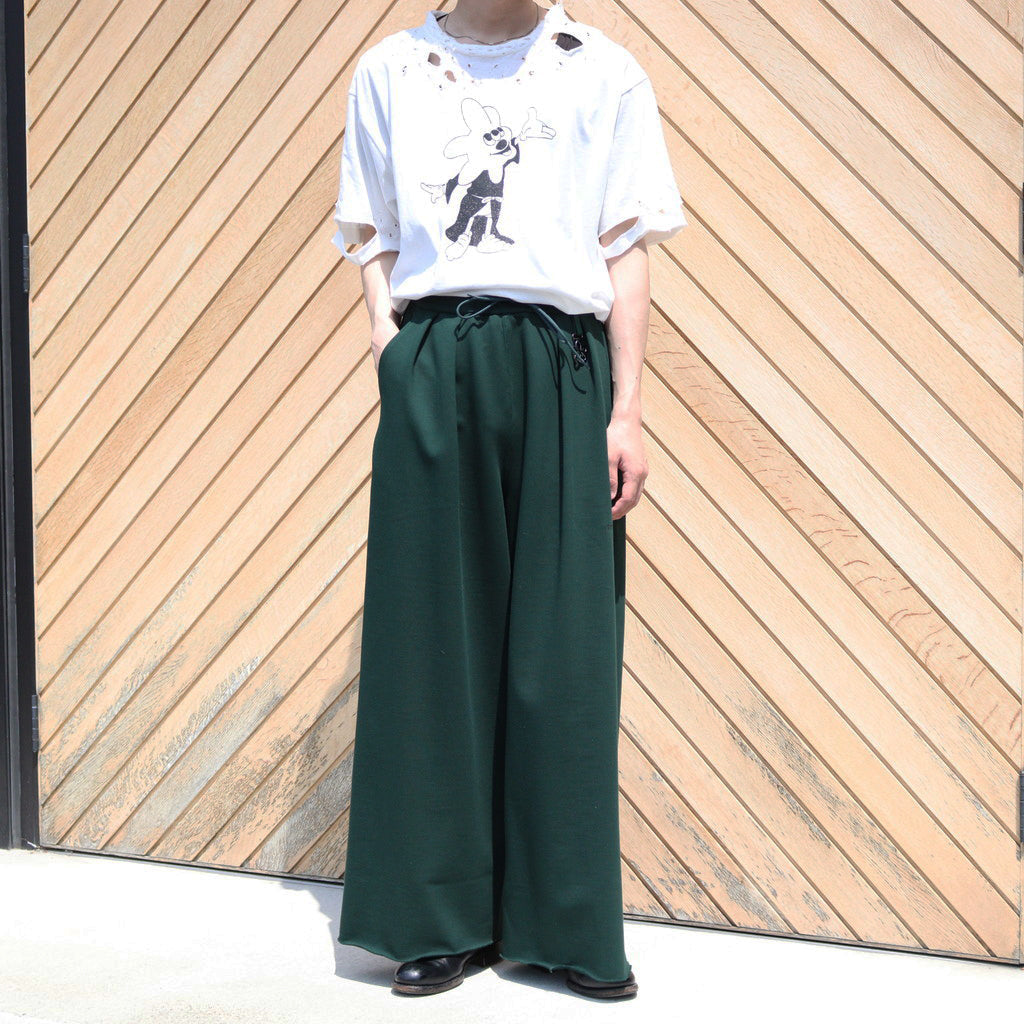 Wide sweat pants #GREEN [TTT-2024SS-PT13] - TTT MSW（ティー）24ss 通販 – scilla