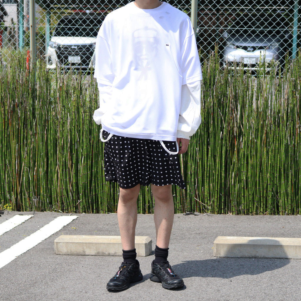 Mesh tee #WHITE [TTT-2024SS-CT01]