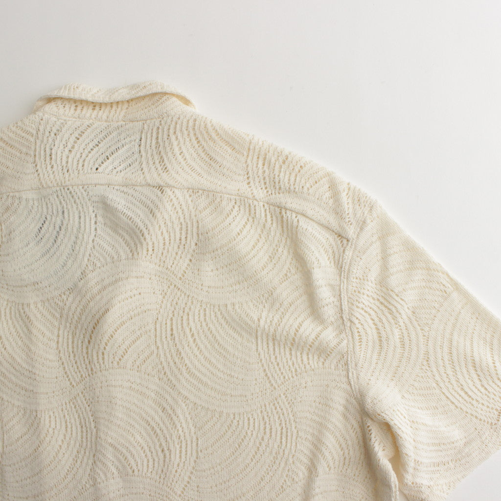 Circle Croche Shirt #Cream [SS24-116S]