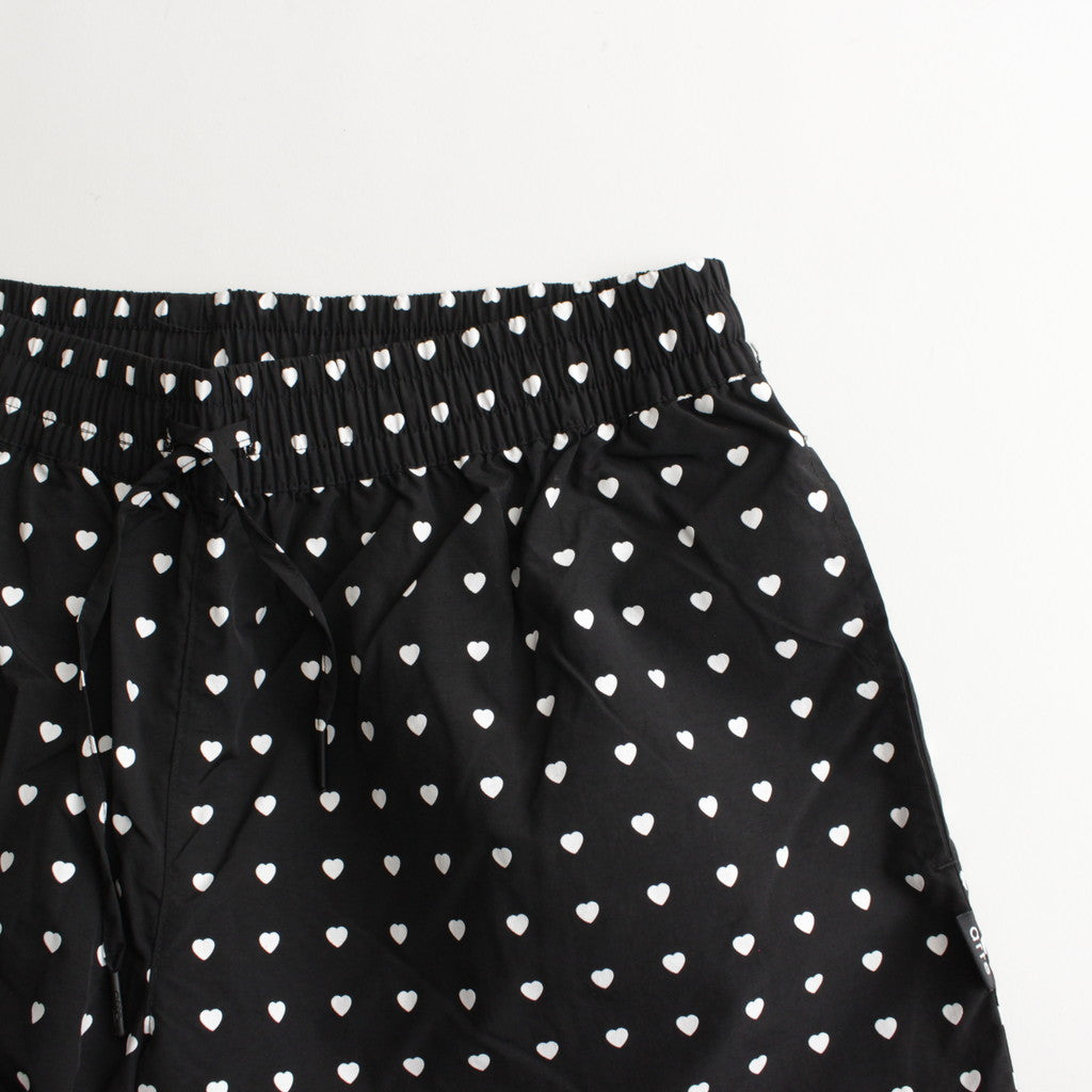 Shorts heat print #black/white [SS24-130SHO]