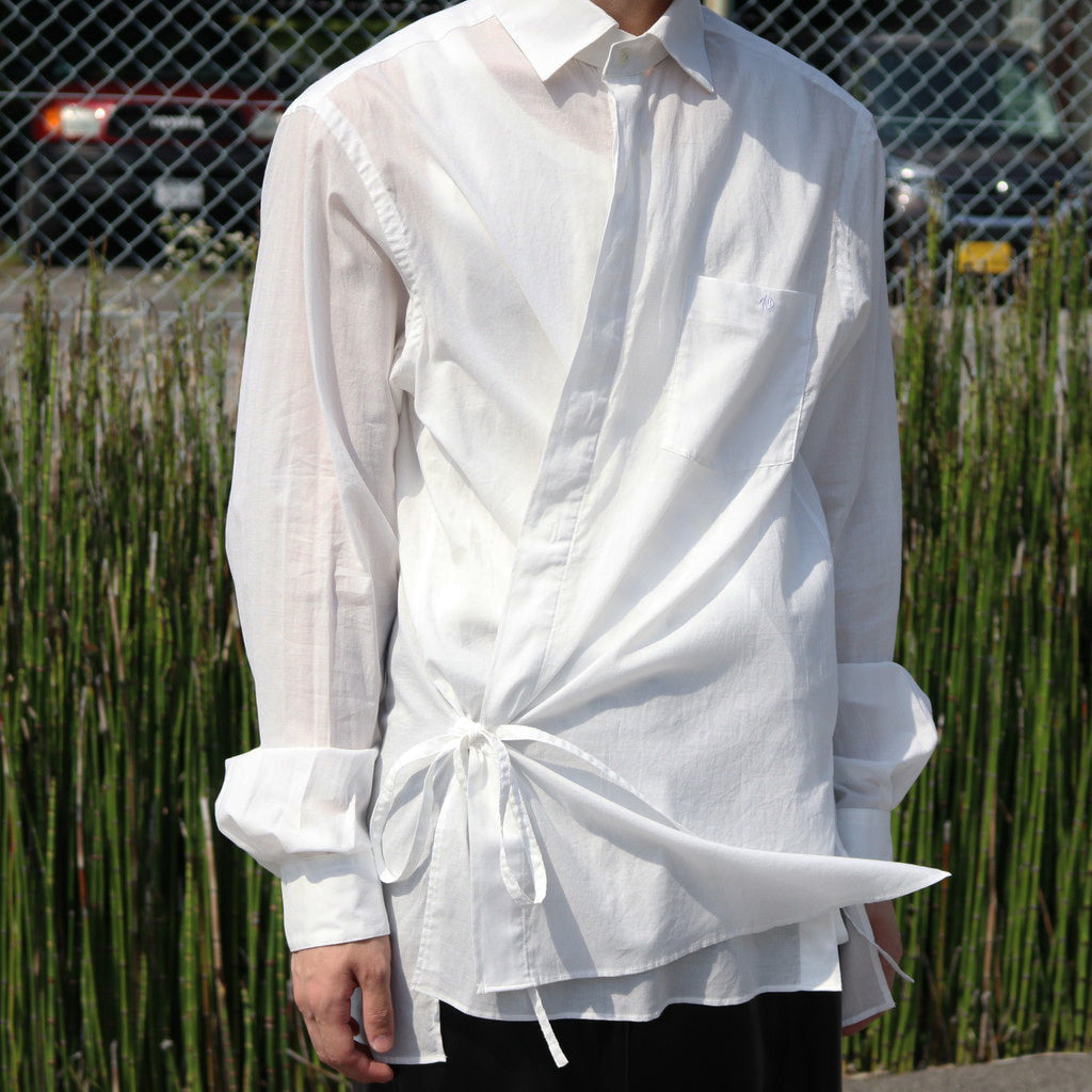 THE KIMONO BREASTED SHIRT #white [S24SS02SH-C] - SOSHIOTSUKI（ソウシオオツキ）24ss  通販 – scilla