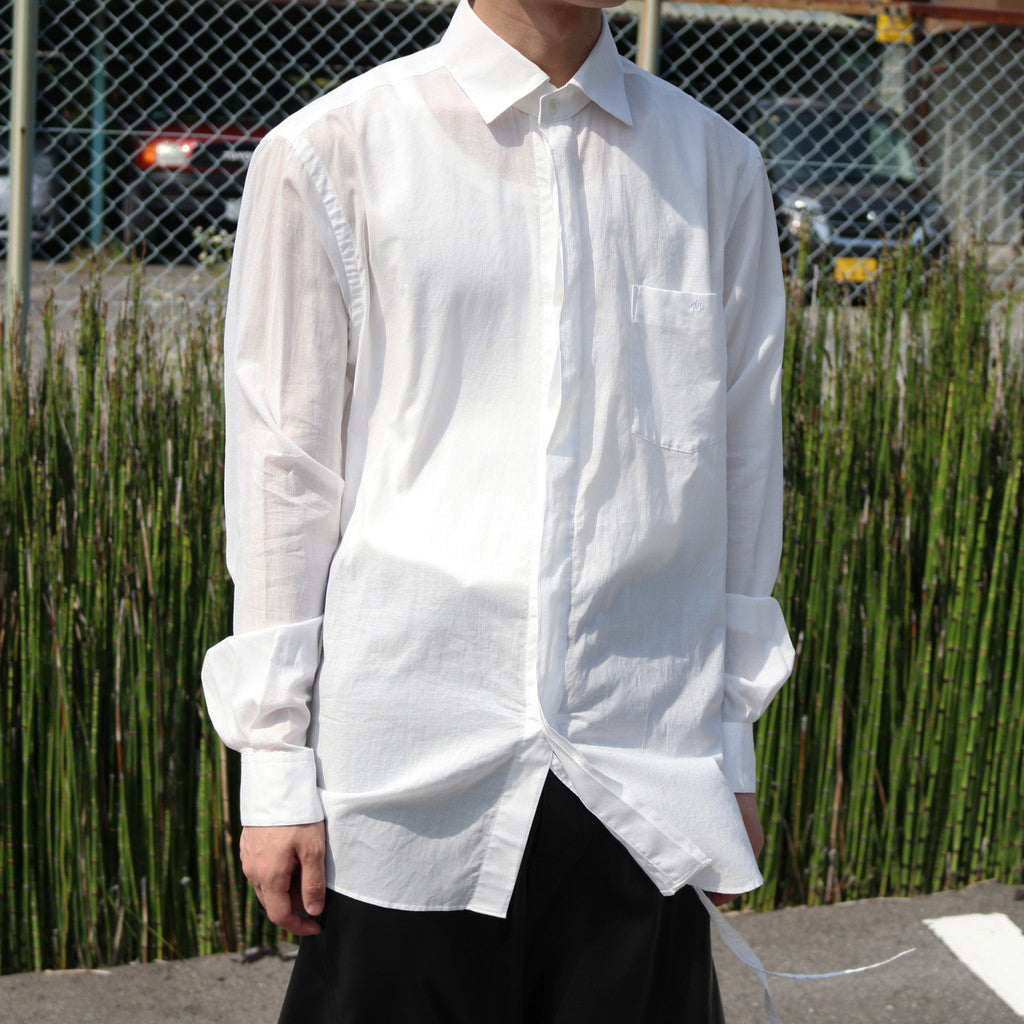 THE KIMONO BREASTED SHIRT #white [S24SS02SH-C] - SOSHIOTSUKI（ソウシオオツキ）24ss  通販 – scilla