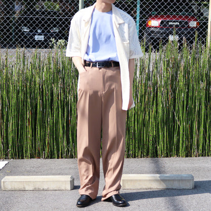 DRESS BAGGY PANTS #BROWN [TI045008]