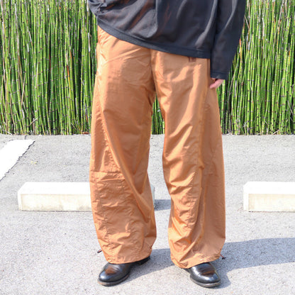 TWISTED NYLON TRUCK PANTS #BROWN [241-01-0201]