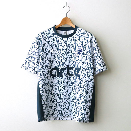 Printed Futebol T’shirt #White/Navy [SS24-152T]