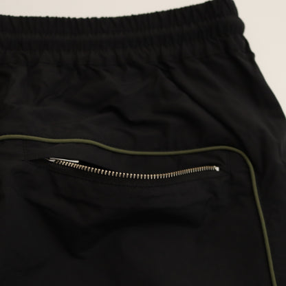 Track Pipping Pants #Black/Green [SS24-015P]