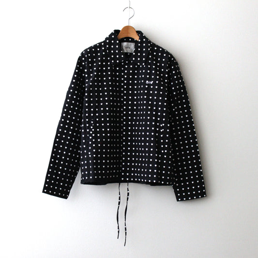 Coach heart print jacket #black/white [SS24-129J]