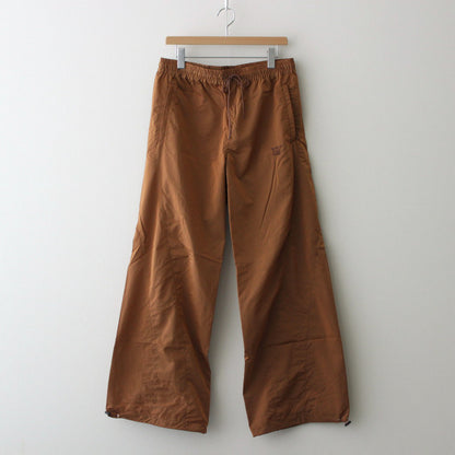 TWISTED NYLON TRUCK PANTS #BROWN [241-01-0201]