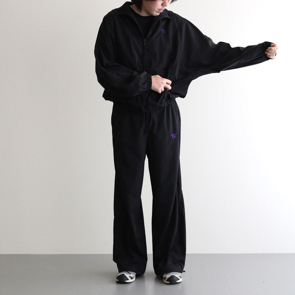 TWISTED NYLON TRUCK PANTS #BLACK [241-01-0201]