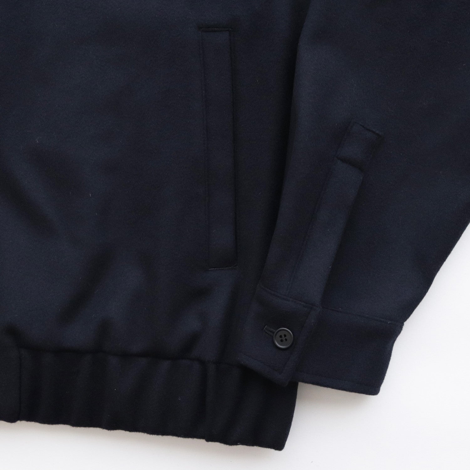 Wool Zip Blouson #navy [AL23W-BL03] - Allege（アレッジ）23aw 通販