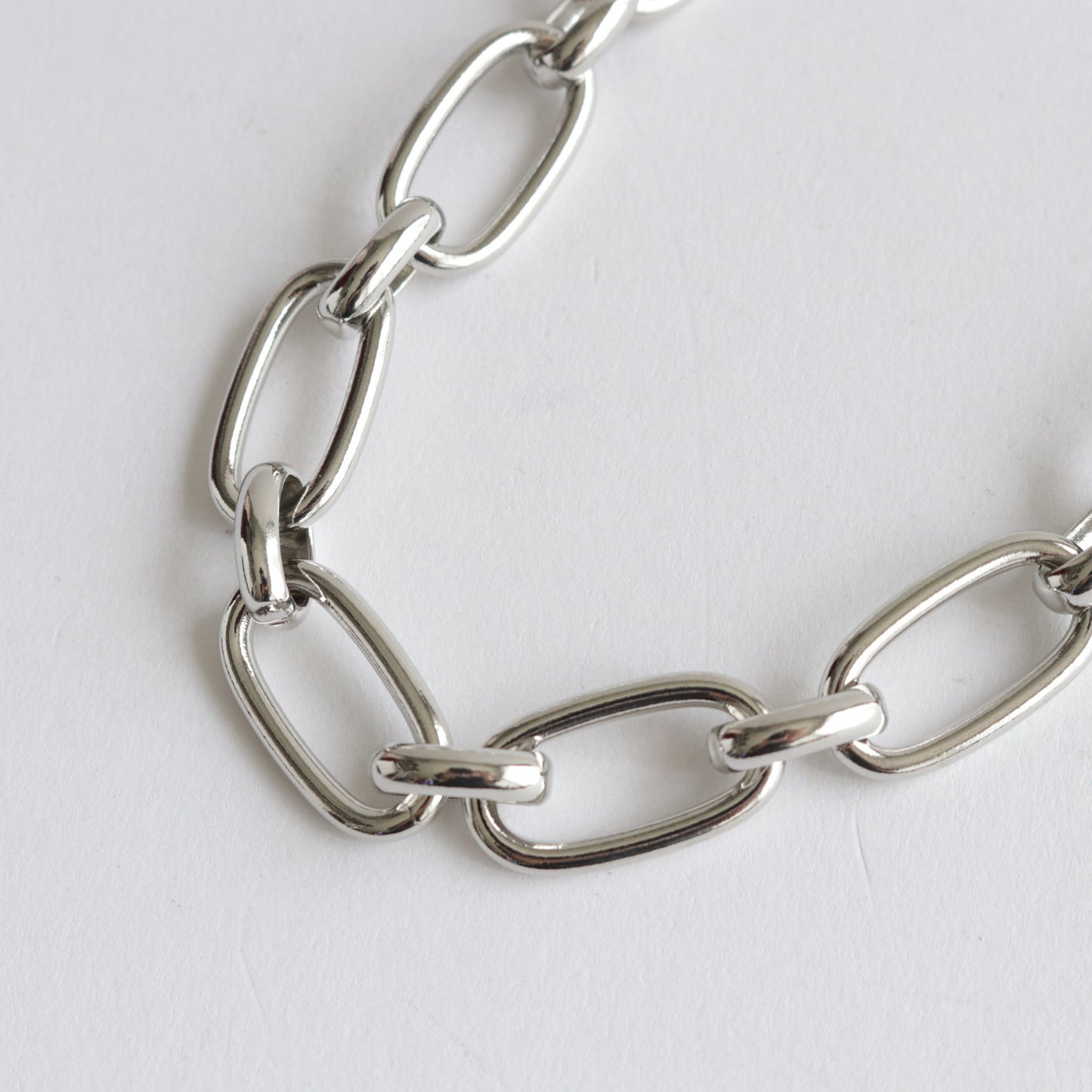 Chain Necklace #Silver [LB233-AC16]