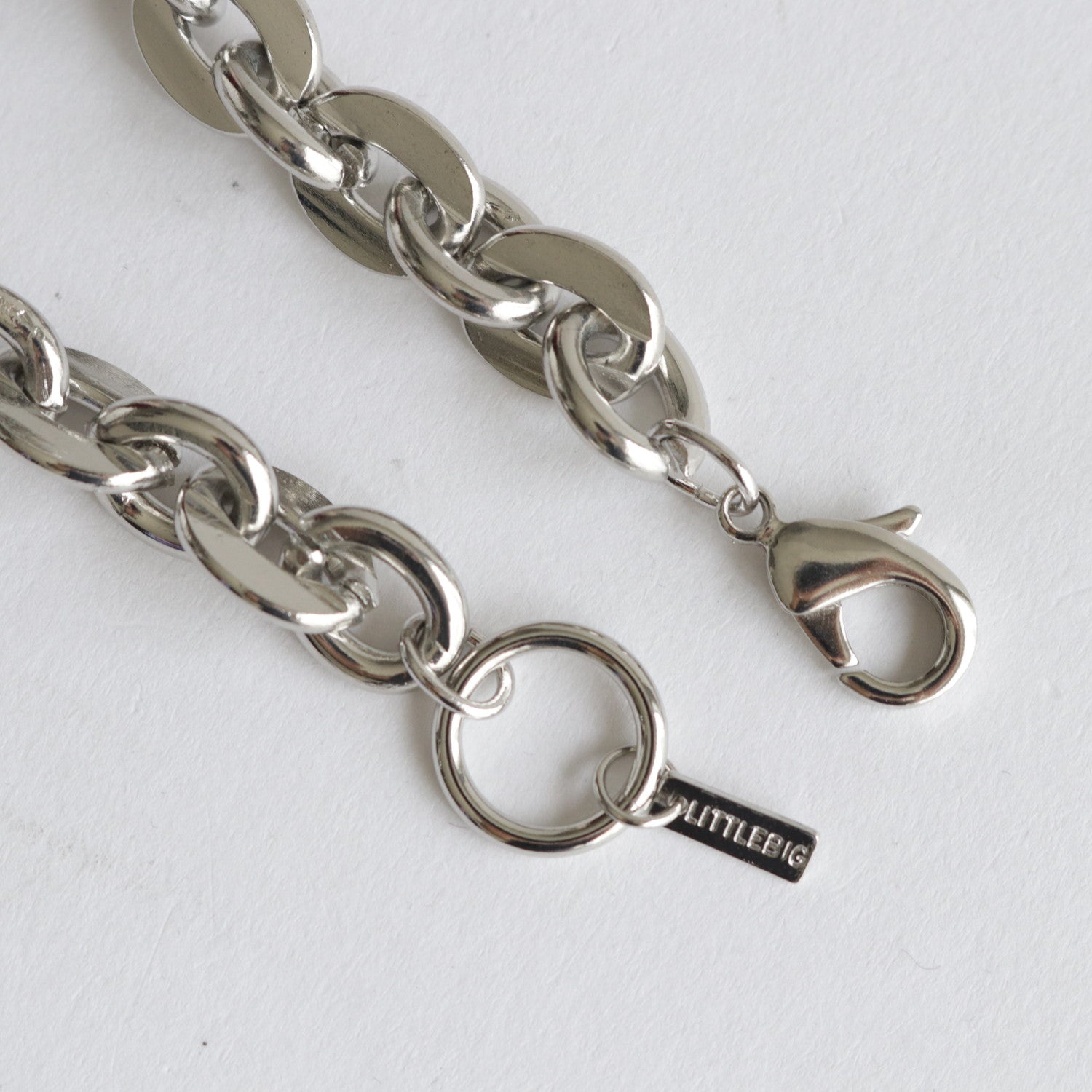 Iron Chain Bracelet #Silver [LB233-AC29] - LITTLEBIG（リトルビッグ