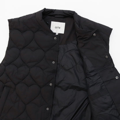 Vince Heart Vest #Black [AW23-111V]