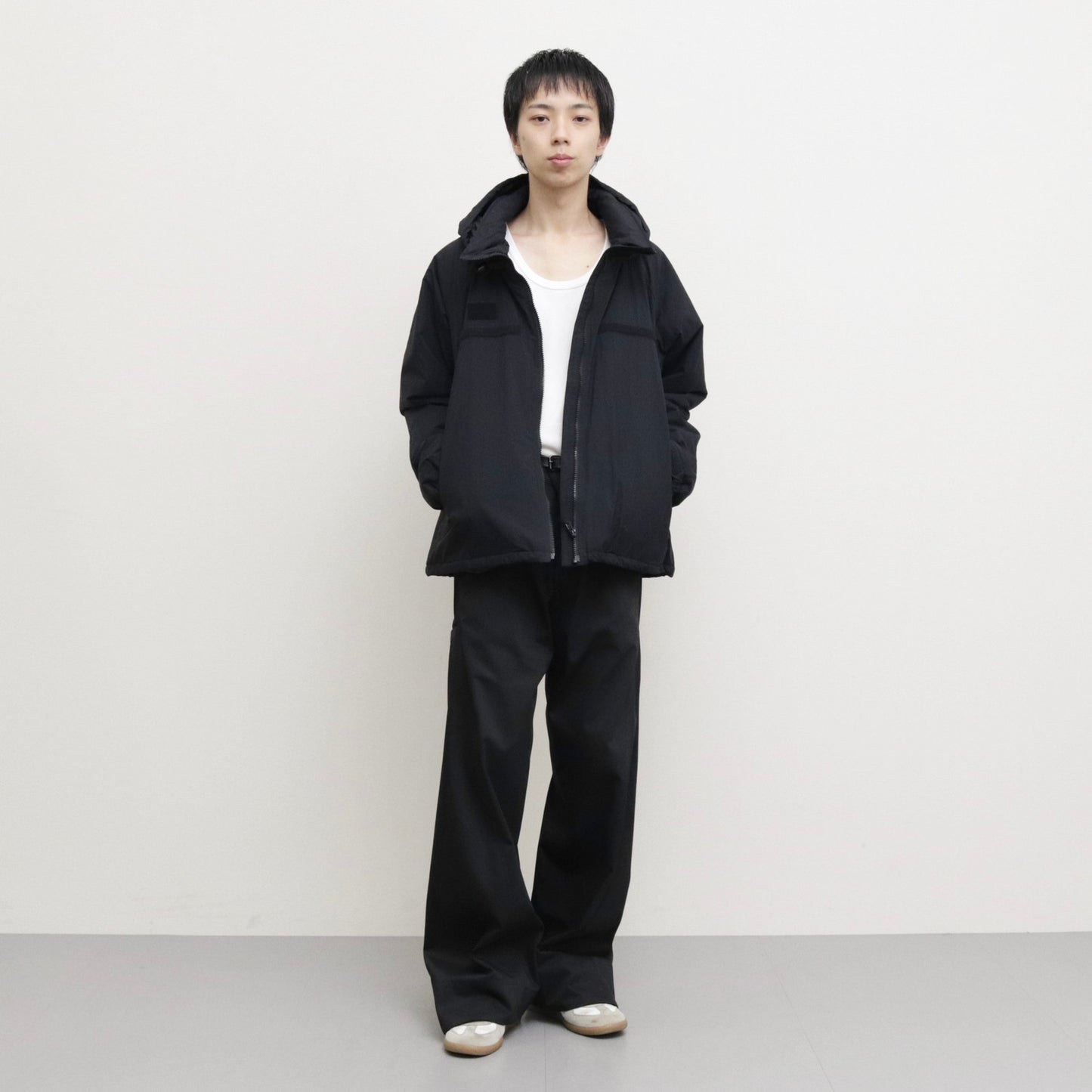WIDE NECK SHELL JACKET #BLACK [S23AW11BL]