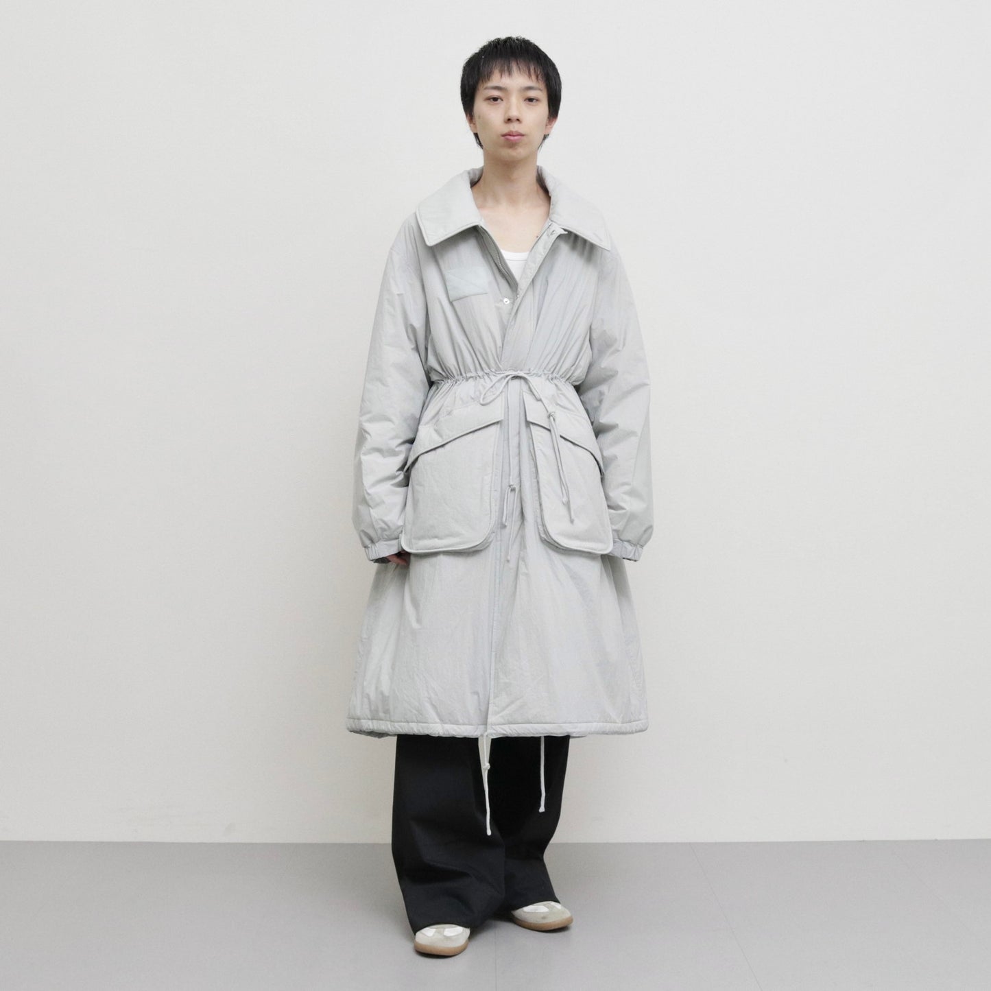 UGLY COLLAR SHELL COAT #LIGHT GREY [S23AW27CT-N]