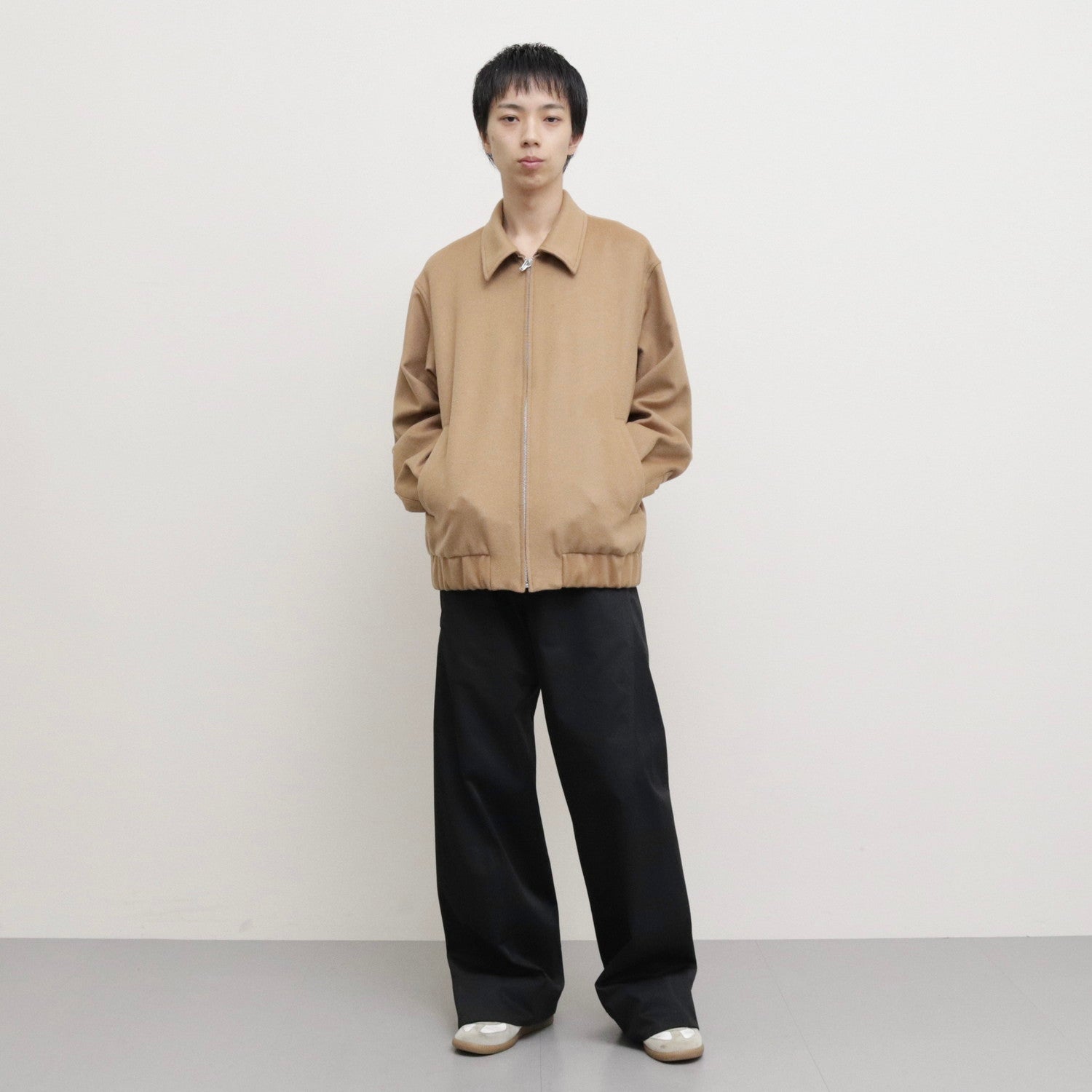 Wool Zip Blouson #camel [AL23W-BL03] - Allege（アレッジ）23aw