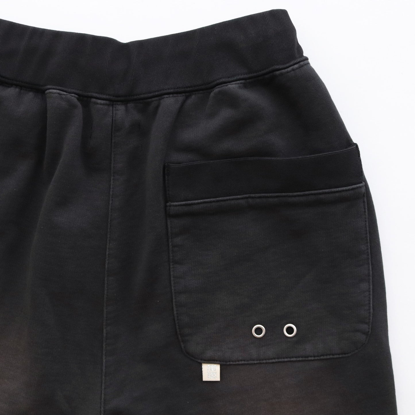 Aged Baggy Sweat Pants #Black [2121401]