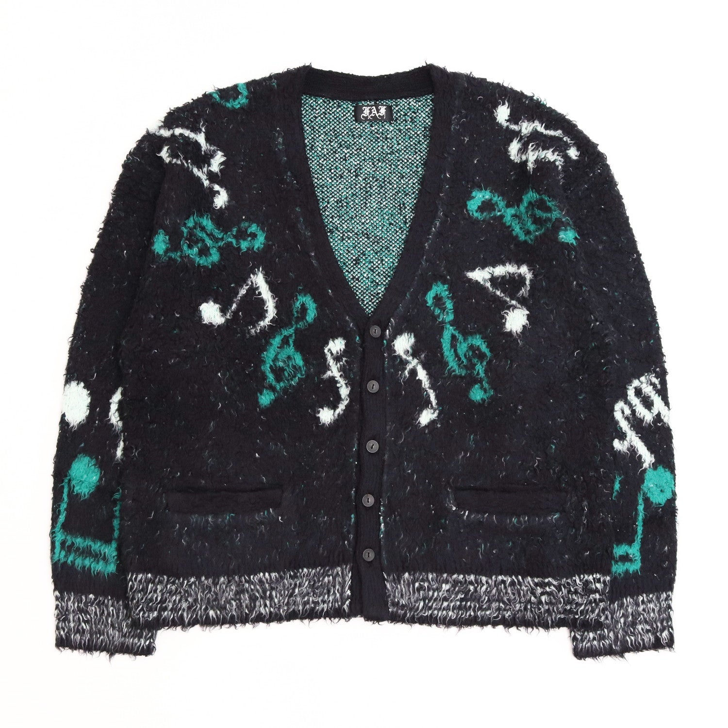 Notes Cardigan #BLACK [13413008] - FAF(FAKE AS FLOWERS) 23aw 通販 ...