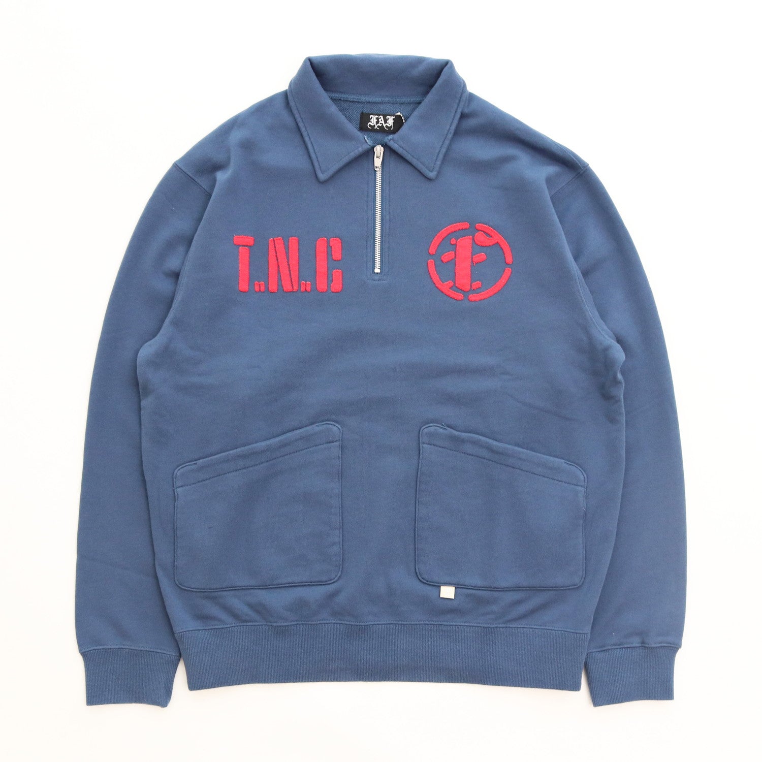 Half Zip Sweat Top #NAVY [13412011] - FAF(FAKE AS FLOWERS) 23aw