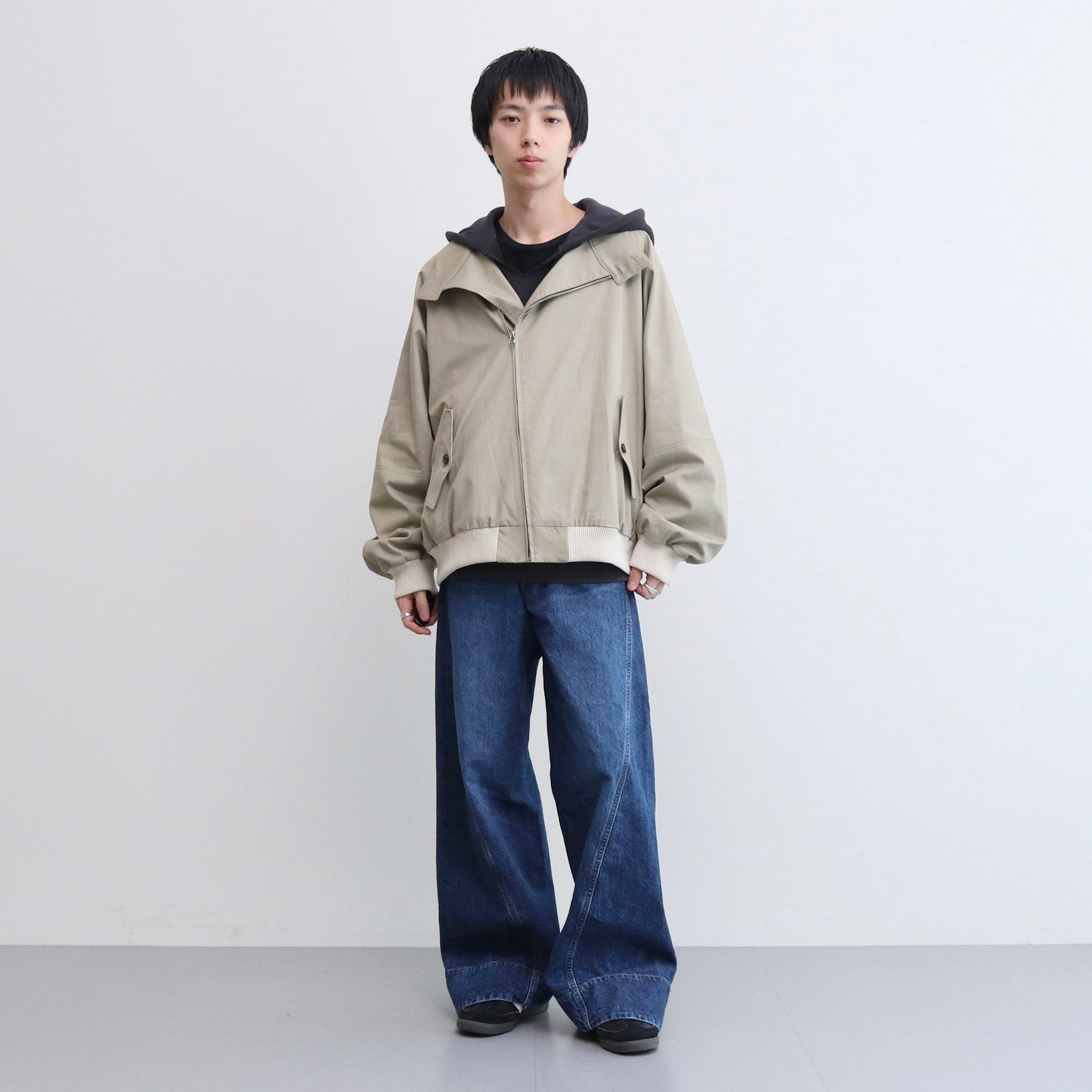 HARRINGTON JACKET #BEIGE [232-01-0304] - YUKI HASHIMOTO 