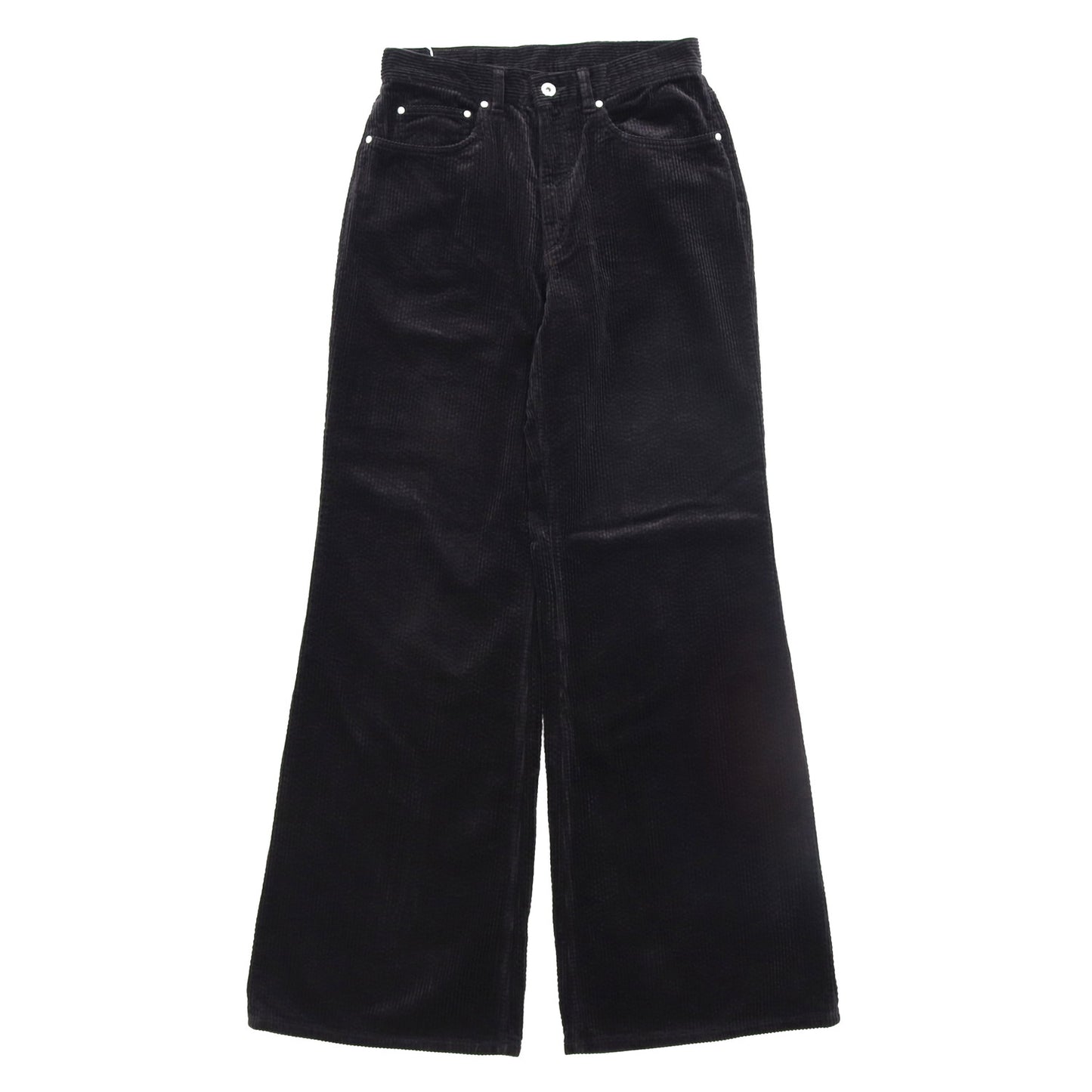 Corduroy Wide Pants #Black [LB233-PT08]