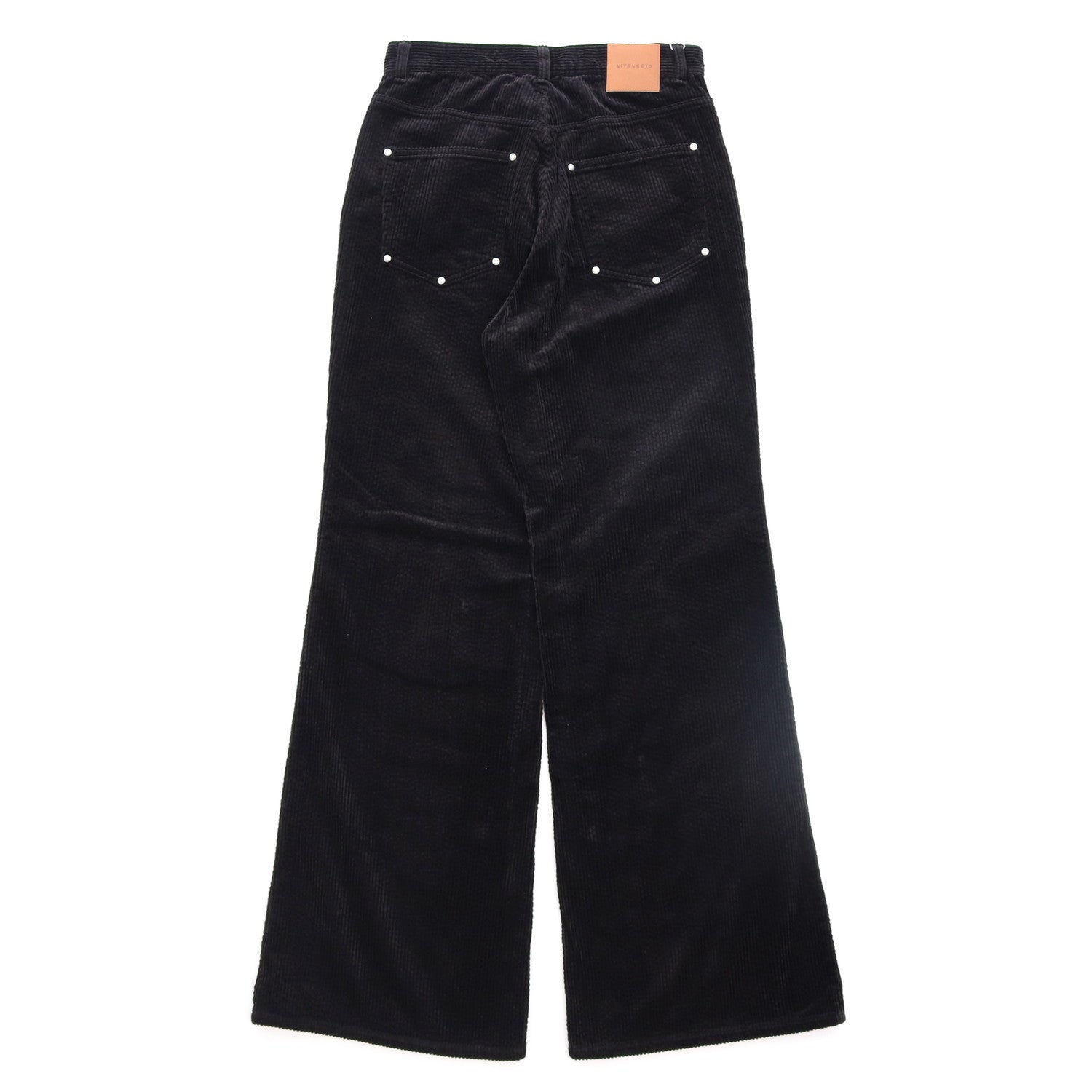 Corduroy Wide Pants #Black [LB233-PT08]