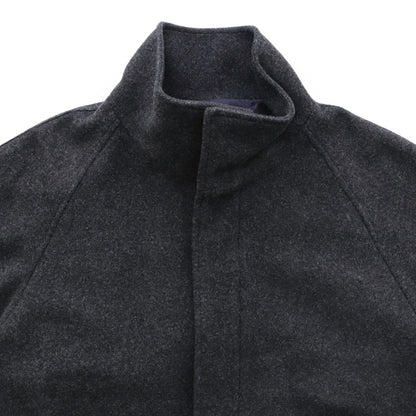 Stand Collar Long Coat #GRAY [AL23W-CO01]