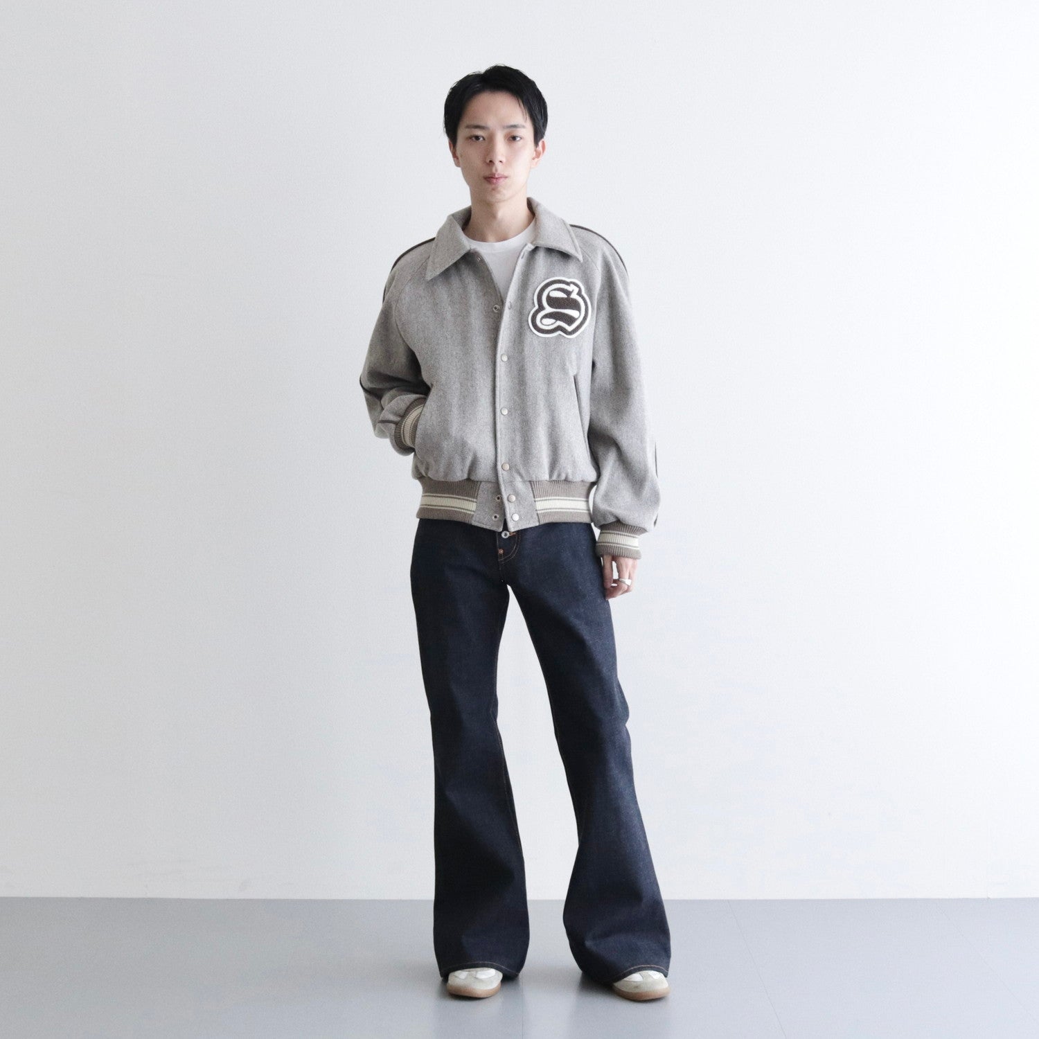 オンラインストア通販店 新品 23aw SUGARHILL MELTON STADIUM JACKET