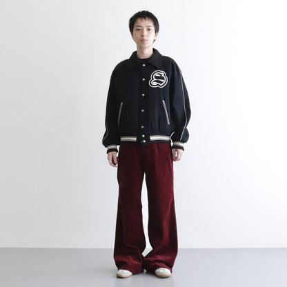 Corduroy Wide Pants #Bordeaux [LB233-PT08]