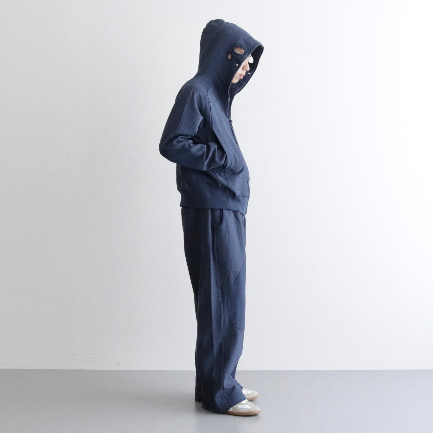 SOLID HOODIE #Navy [23AW-SOLID HOODIE] - JIAN YE（ジェンイェ）23aw