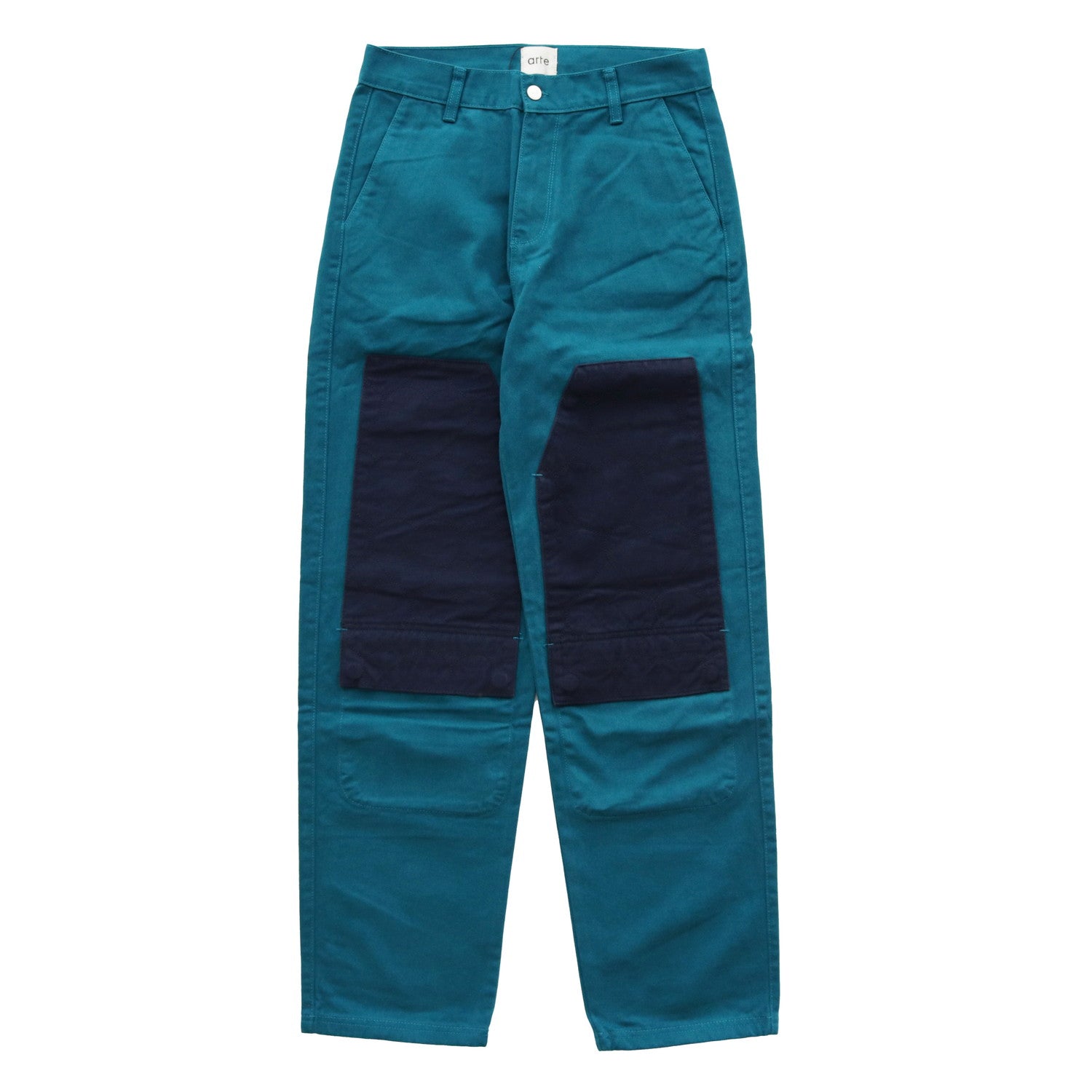 Jules Heart Padded Pants #Petrol blue [AW23-082P] - Arte Antwerp