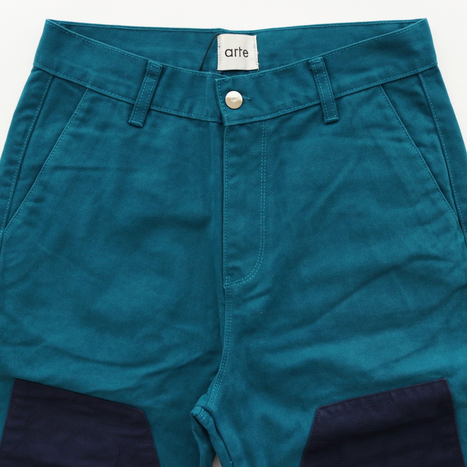 Jules Heart Padded Pants #Petrol blue [AW23-082P]