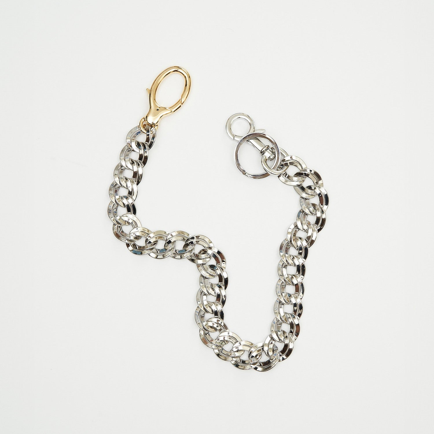 DOUBLE CURB PANTS CHAIN #SILVER [HDK24S-MAC09] - HIDAKA（ヒダカ