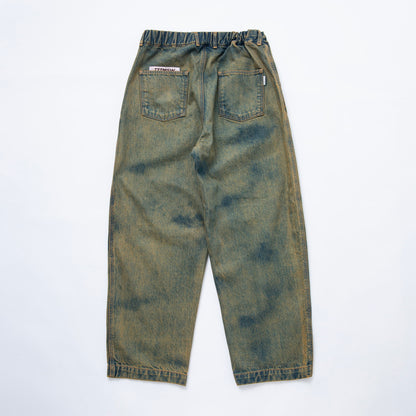 Denim wide pants #BLUE [TTT-2024SS-PT04]