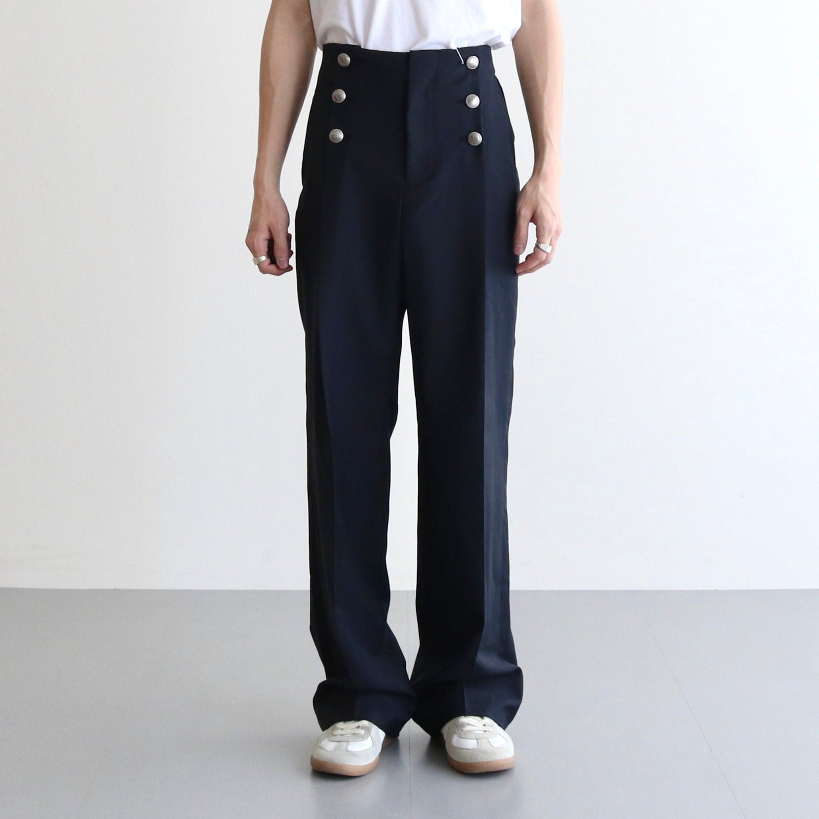 SAILOR TROUSERS #NAVY [LB231-PT08] - LITTLEBIG（リトルビッグ）23ss