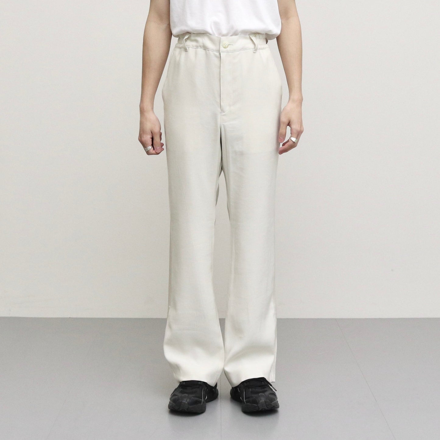 SMOKING PAJAMAS PANTS #OFF WHITE [TI4008]