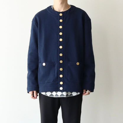 FRENCH SWEAT TOPS #NAVY [TI4015]