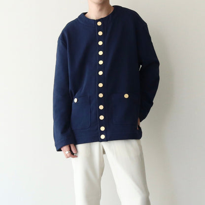 FRENCH SWEAT TOPS #NAVY [TI4015]