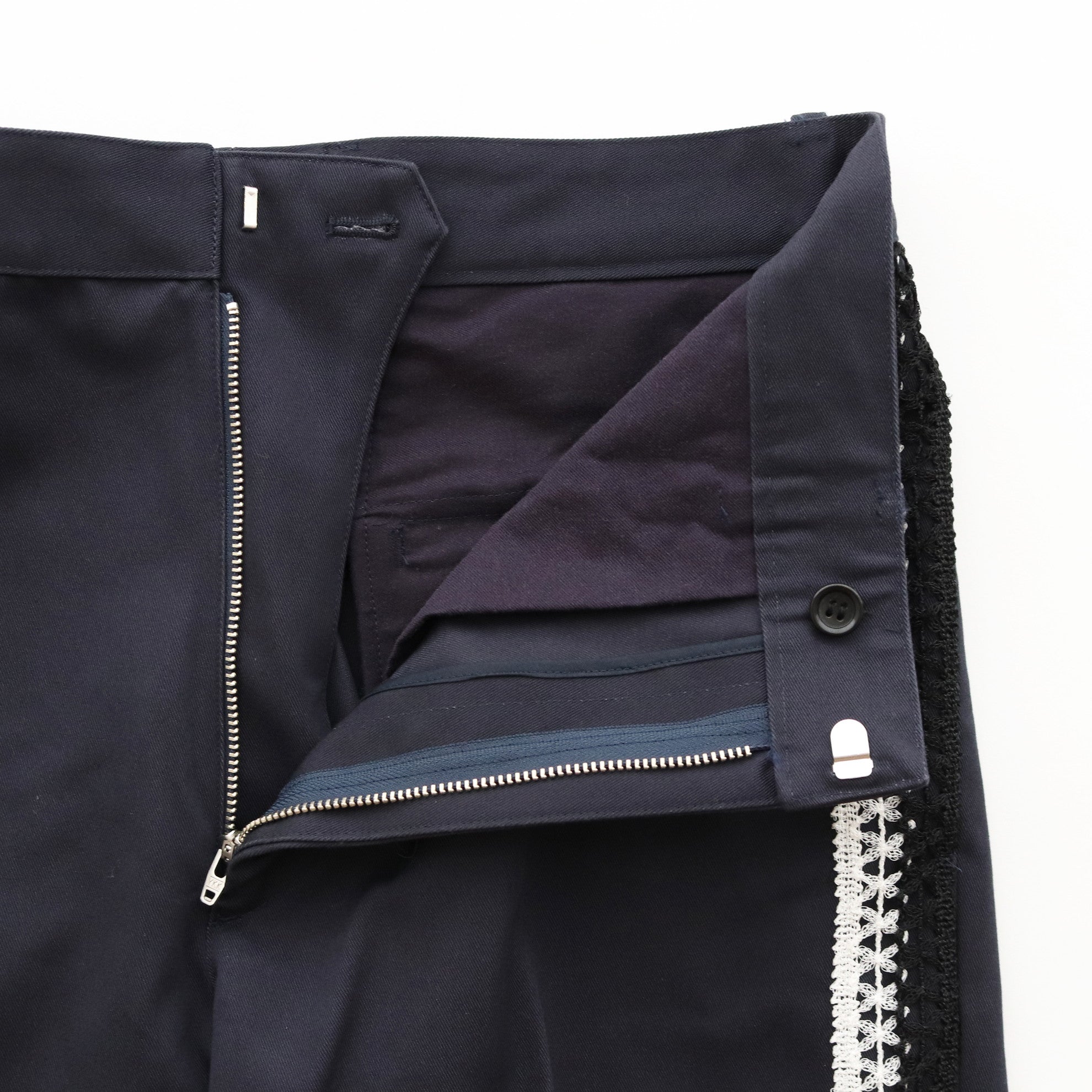 SIDE LINE CHINO PANTS #NAVY [AL23S-PT02] - Allege（アレッジ）23ss