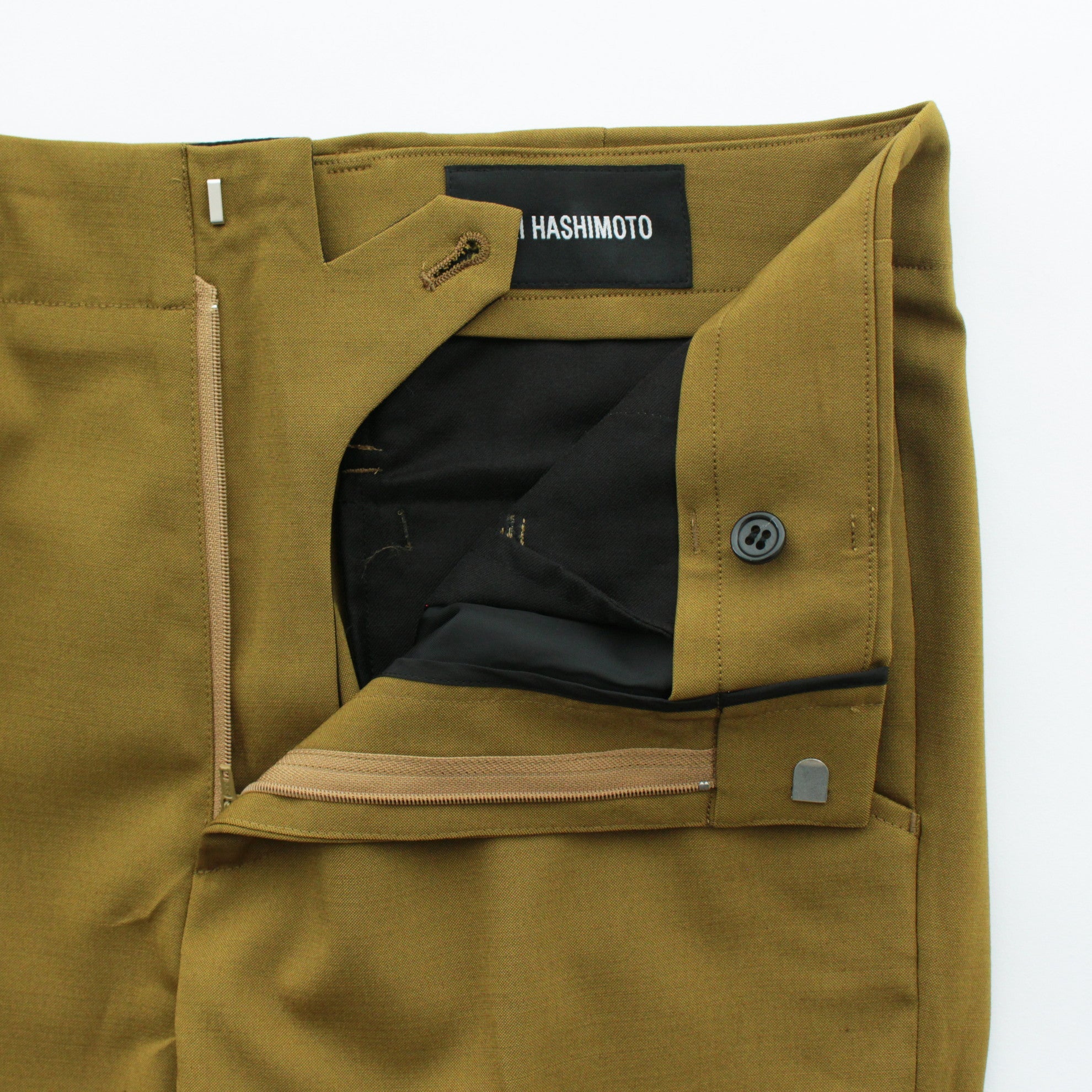 FLARED SLIM TROUSERS #YELLOW [231-01-0204] - YUKI HASHIMOTO