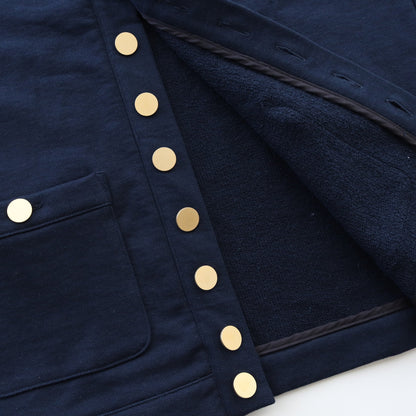 FRENCH SWEAT TOPS #NAVY [TI4015]