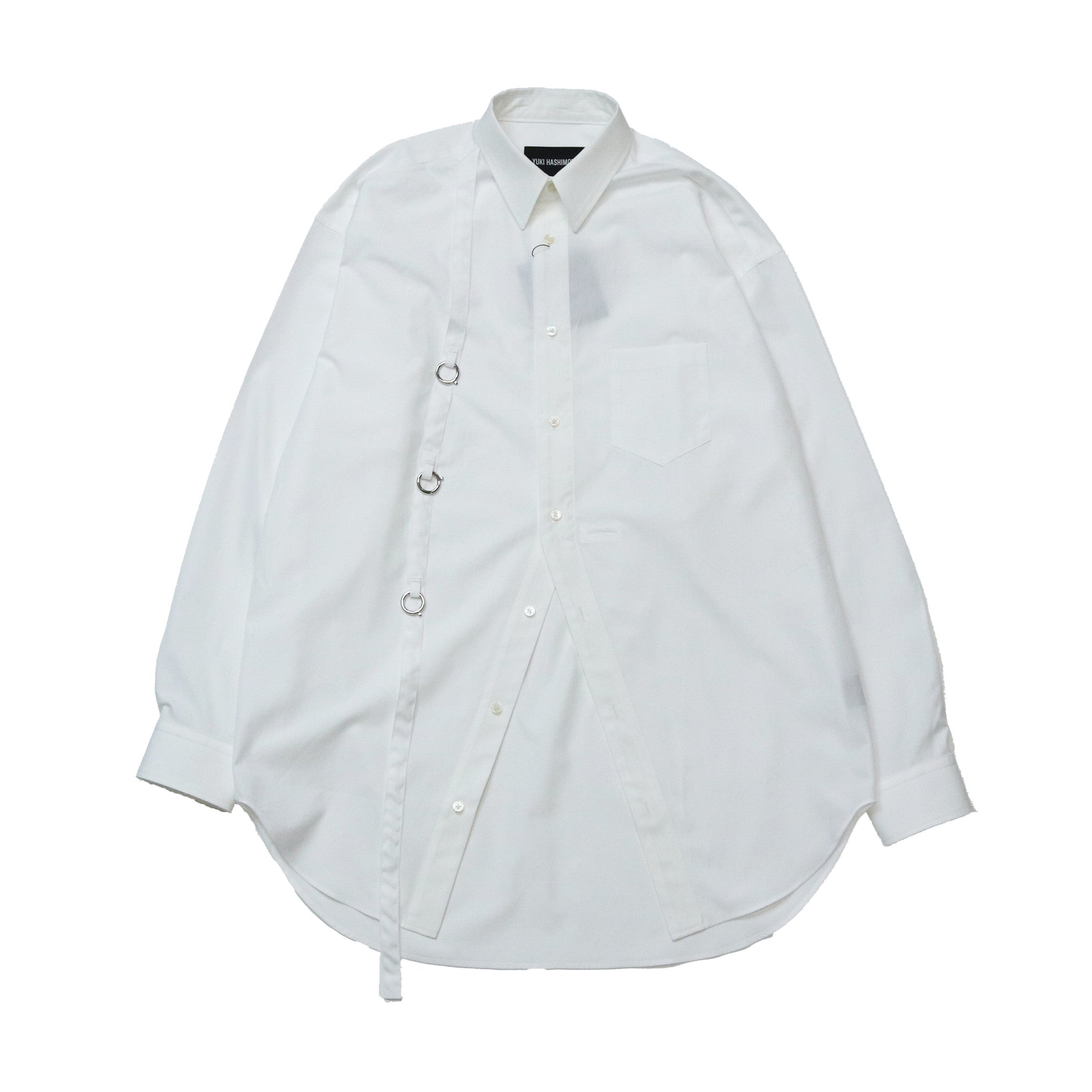 YUKI HASHIMOTO extended collar shirts